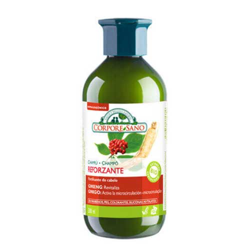 Champú reforzante de ginseng y ginkgo Corpore Sano (300 ml)