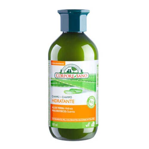 Champú hidratante de aloe vera y malvavisco Corpore Sano (300 ml)