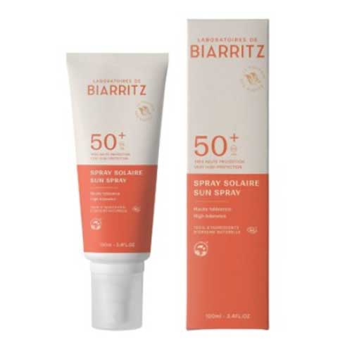 Spray solar cara y cuerpo SPF50+ Laboratoires de Biarritz (100 ml) + Regalo muestra
